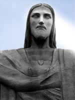 face of christ Rio de Janeiro, Rio de Janeiro, Brazil, South America