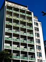 view--graffiti building Rio de Janeiro, Rio de Janeiro, Brazil, South America
