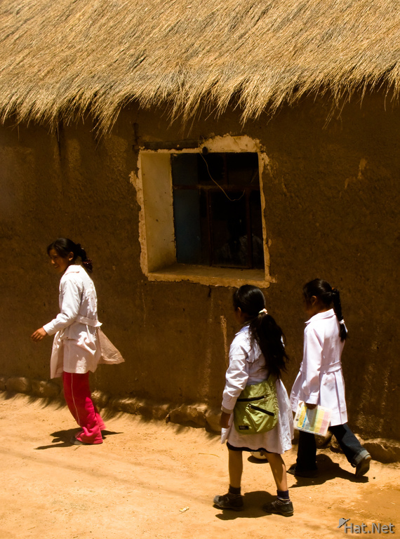 school girls near potosi