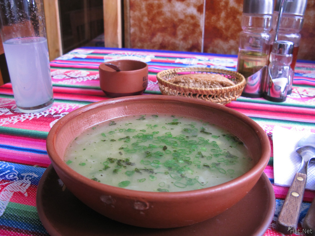 food--vegetarian soup at el germin