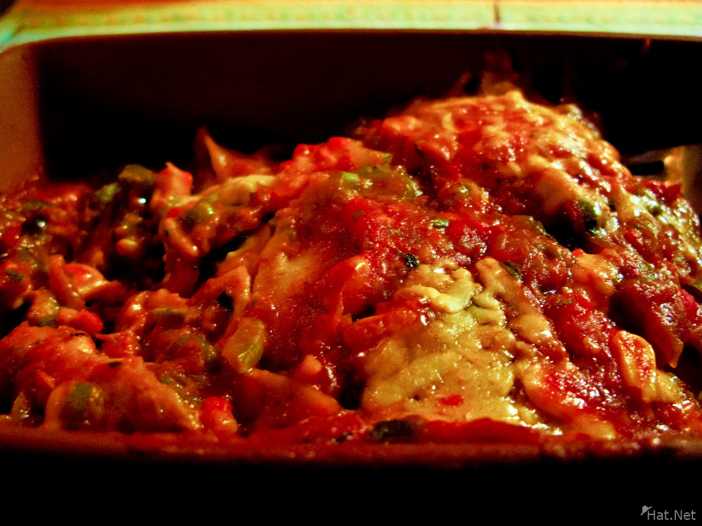 food--vegetarian lasagna