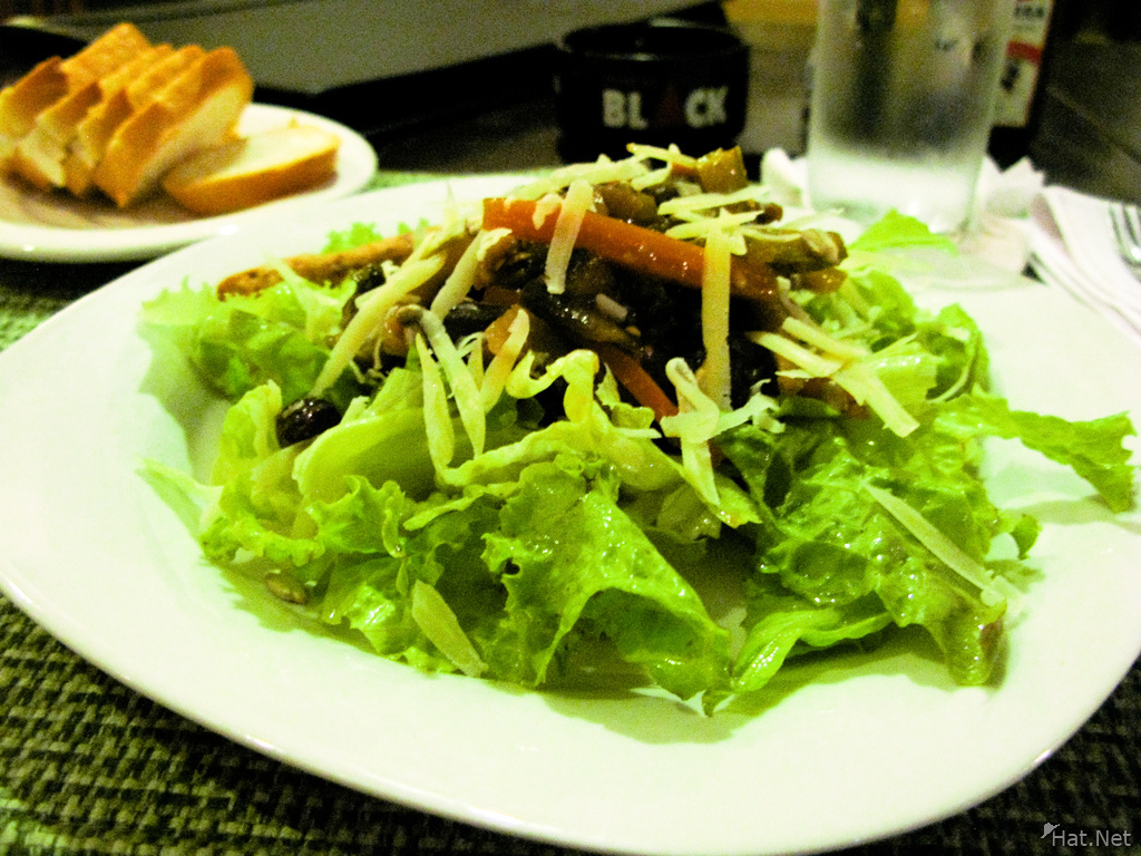 food--salad at lorco santa cruz