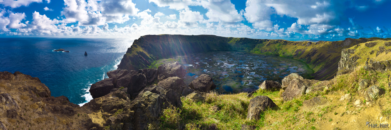 Orongo Crater Panorama