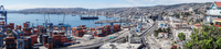 Valparaiso Panorama Bustamante - Capampagne,  Valparaíso,  Región de Valparaíso,  Chile, South America