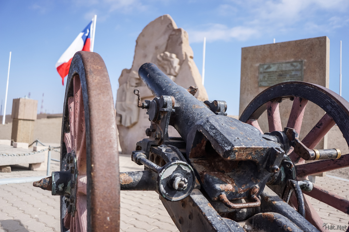 cannon and flag
