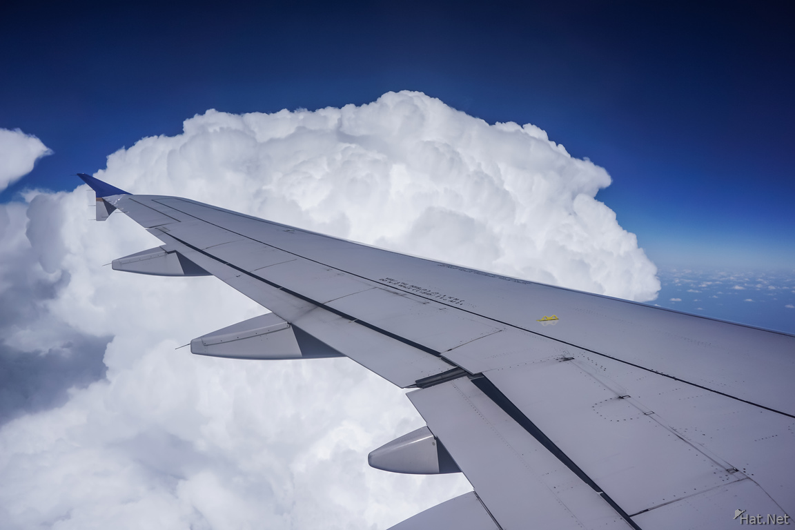 Cloudy day in Houston Flight